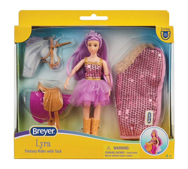 #B-FS-10659 1/12 Lyra, Unicorn Rider & Tack Playset | Action Toys