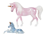 #B-SM-10666 1/32 Unicorn Magic Carriage & Foal Playset