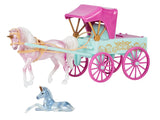 #B-SM-10666 1/32 Unicorn Magic Carriage & Foal Playset