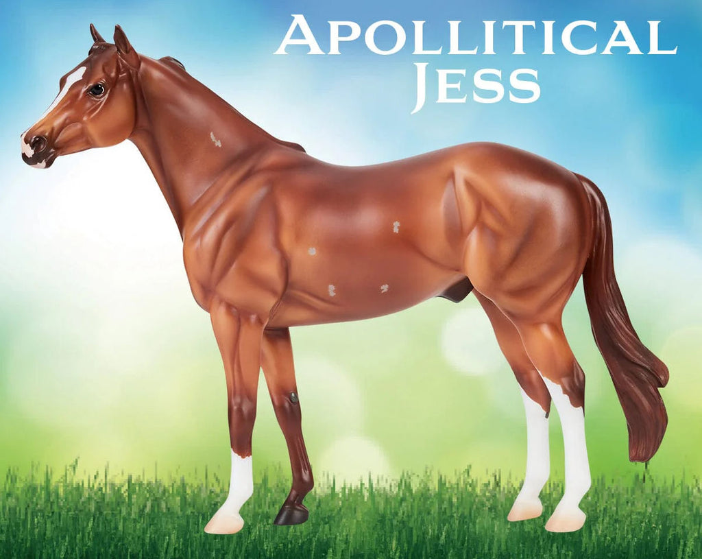 #B-TR-10718 1/9 Apollitcal Jess, American Quarter Horse Sprinter
