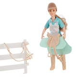 #B-FS-10720 1/12 Greta, English Rider & Tack Set