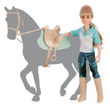 #B-FS-10720 1/12 Greta, English Rider & Tack Set