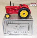 #1131EA 1/43 Massey Harris 55 Diesel Tractor, 1992 National Farm Toy Show Edition