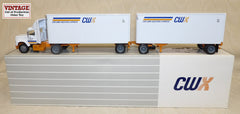 #117-600 1/53 CWX Con-Way Western Express Ford with Dual Pup Trailers, Pre-Owned