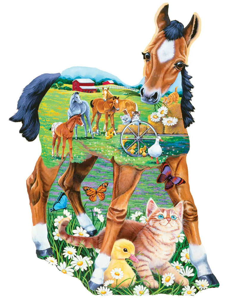 #11940 Pony Playtime Shaped Puzzle, 100-pc.