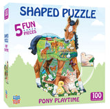 #11940 Pony Playtime Shaped Puzzle, 100-pc.