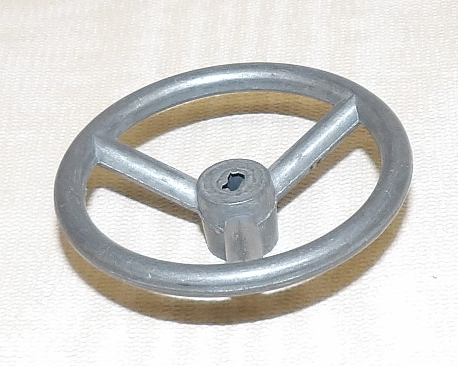 #12-130 1/12 Unpainted Metal Steering Wheel, 1½"