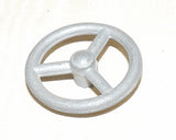 #12-131 1/16 Unpainted Metal Steering Wheel, 1 1/8"