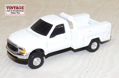 #12093 1/64 White Ford F-350 Tire Service Truck - No Package, AS IS