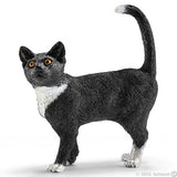 #13770 Black & White Cat, Standing