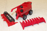 #14164 1/64 Case-IH 2388 Axial Flow Combine with 2 Heads - No Box, AS IS