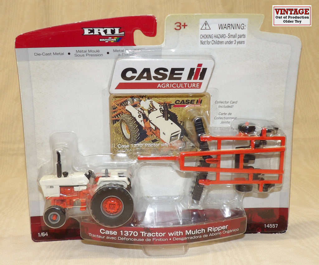 #14557 1/64 Case 1370 Tractor with Mulch Ripper