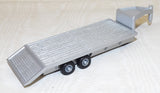 #148552 1/64 Silver Gooseneck Flatbed Trailer