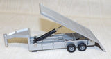 #148552 1/64 Silver Gooseneck Flatbed Trailer