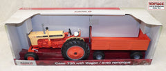 #14856 1/16 Case 730 Tractor with Barge Wagon
