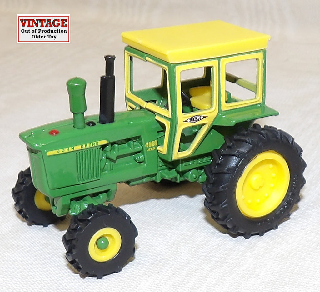 #15218 1/64 John Deere 4020 Tractor with Hiniker Cab & FWA - No Package, AS IS