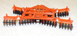 #1523 1/64 Orange Wing Disk without Wheels - Used, AS IS