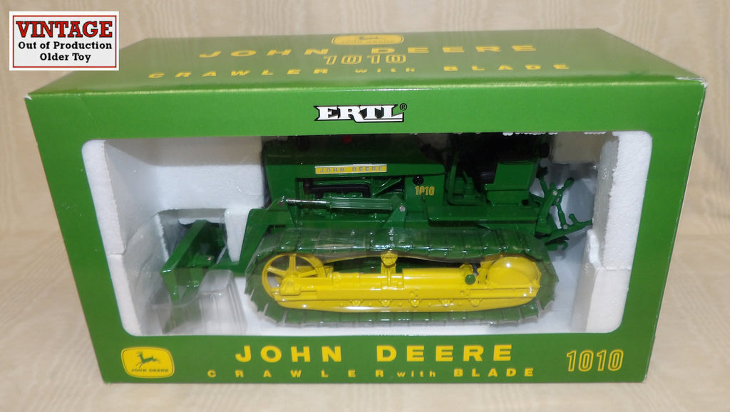 #16073A 1/16 John Deere 1010 Crawler with Blade, 21st Plow City Farm Toy Show Edition