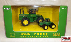 #16174A 1/32 & 1/64 John Deere 8640 4WD Tractor Set, 2008 Plow City Farm Toy Show Edition