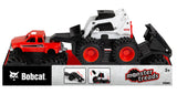 #16507 Monster Treads Bobcat Skid Steer Truck & Trailer Set