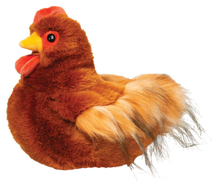 #1775D Hector Brown Plush Hen