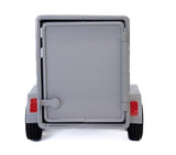 #200847 1/16 Gray Bumper Pull 2-Horse Trailer