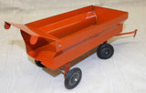 #2212-5 1/16 Orange Flarebox Wagon with Rubber Tires - Used, No Box, AS IS