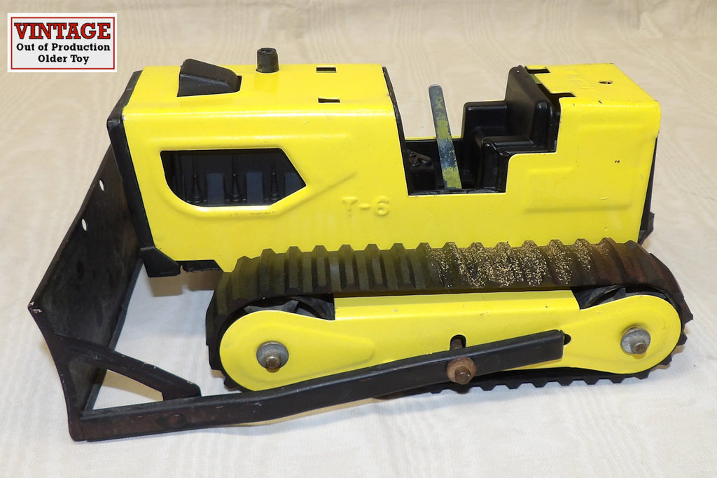 #2511-1 Yellow Tonka T-6 Bulldozer - No Box, AS IS