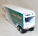 #2883 1/64 G. Stone Motors WhiteGMC Aero Conventional with Drop-Bed Trailer