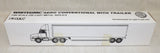 #2883 1/64 G. Stone Motors WhiteGMC Aero Conventional with Drop-Bed Trailer