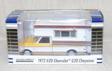 #29755 1/64 1972 Chevrolet C20 Cheyenne Pickup with Large Camper - Repaired, AS IS