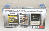 #29755 1/64 1972 Chevrolet C20 Cheyenne Pickup with Large Camper - Repaired, AS IS