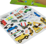 #30522 Vehicles Puffy Stickers Play Set