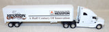 #31017 1/64 Hesston 50th Anniversary Ford Aeromax Tractor with Trailer