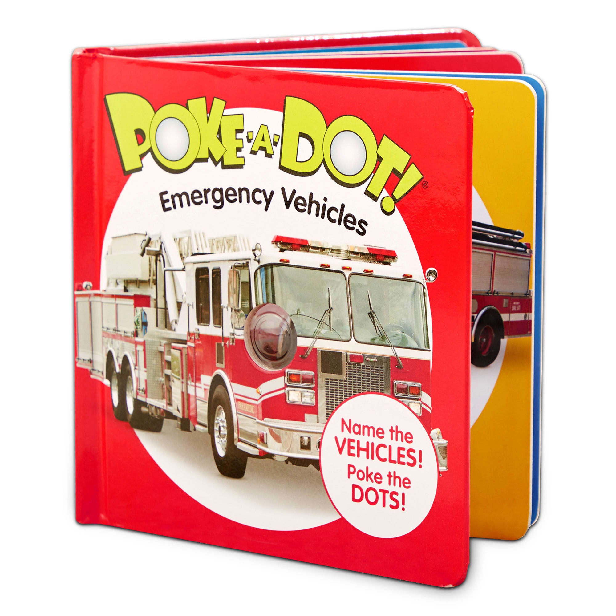 #31355 Emergency Vehicles Poke-A-Dot Book