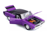 #31387PU 1/18 Purple 1969 Dodge Charger R/T