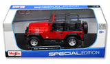 #31663RD 1/18 Red 2013 Jeep Wrangler Rubicon