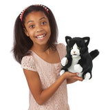 #3179FM Tuxedo Kitten Hand Puppet