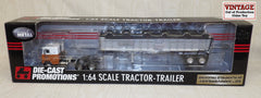 #32083 1/64 Plainfield Trucking 1968 White Freightliner COE with East End Dump Trailer, Pre-Owned - AS IS