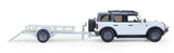 #32330-D 1/64 2021 Ford Bronco 4-Door Badlands with Utility Trailer & Motorcycle