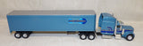 #32552 1/64 Werner Enterprises 379 Conventional Semi with Blue Coin Bank Trailer