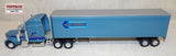#32552 1/64 Werner Enterprises 379 Conventional Semi with Blue Coin Bank Trailer