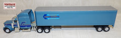 #32552 1/64 Werner Enterprises 379 Conventional Semi with Blue Coin Bank Trailer