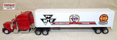 #32642 1/64 Massey Ferguson 150th Anniversary Peterbilt 379 Conventional Semi with Trailer