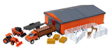 #SS-33233 1/43 Kubota Farm Equipment Set with Machine Shed