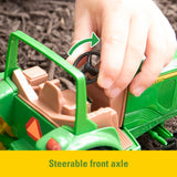 #37163 1/16 John Deere Utility Tractor & Flare Box Wagon Set