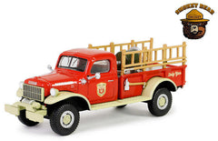 #38060-A 1/64 1946 Dodge Power Wagon Fire Truck, Smokey Bear Series