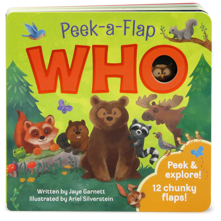 #390561 Peek-a-Flap Who Board Book