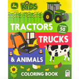 #391330 John Deere Kids Tractors, Trucks & Animals Coloring Book