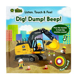 #391398 JD Kids Dig! Dump! Beep! Listen, Touch & Feel Board Book